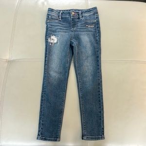 EUC jeggings with sequence accents